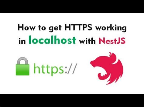 How to get HTTPS working on your local development .